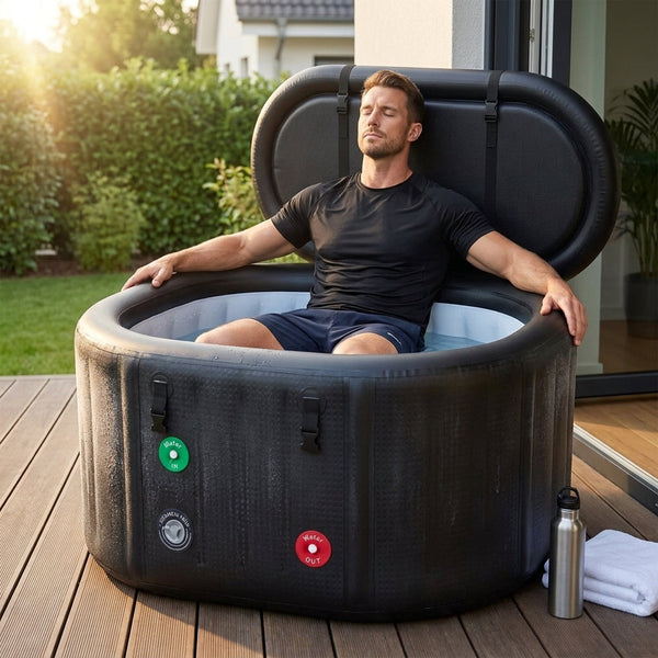 Cold Plunge Tub Built for Athletes, Water Chiller Compatible, 195 Gallon Capacity, 5-Layer Insulation
