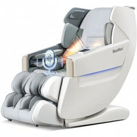 Full Body Massage Chair Built for Deep Relaxation, 4D Shiatsu, Extended SL Track, Zero Gravity, Voice Control